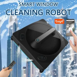 Robot Window Cleaner Purerobo W-V1S With Vibration&Dual Water Spray,High Vacuum Suction,Home Glass Cleaning Window Cleaner Robot